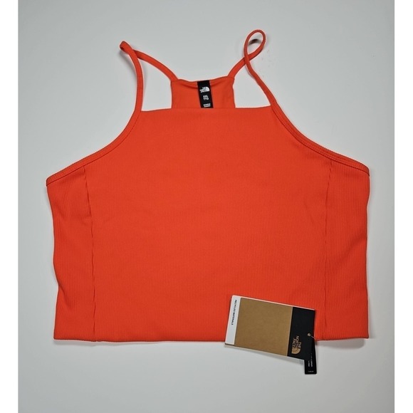 The North Face Tops - The North Face Women's Orange Guide Forward Ribbed Tank Top Size XXL NWT